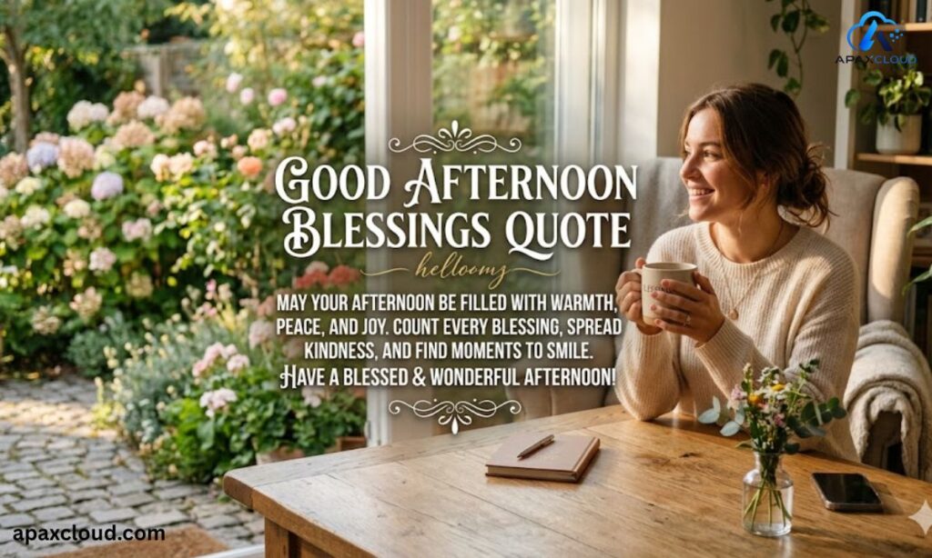 Good Afternoon Blessings Quote