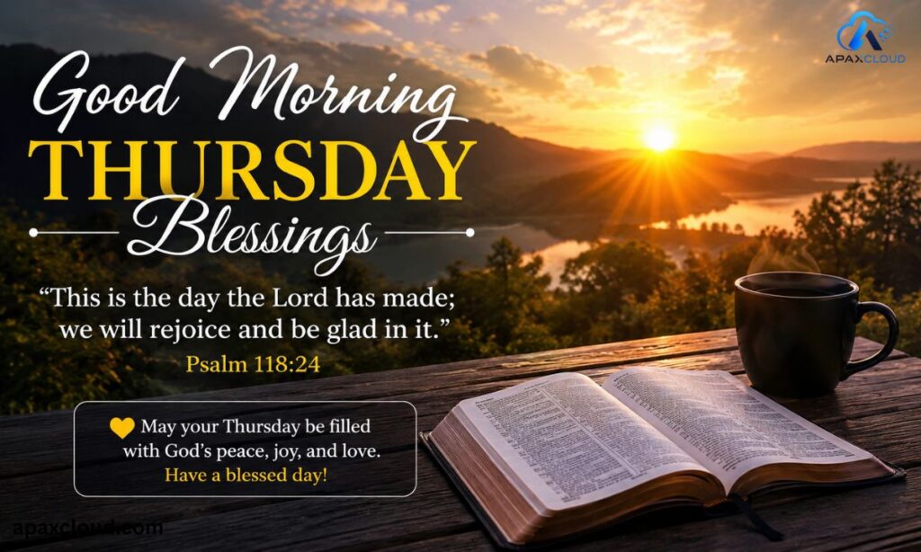 Good Morning Thursday Blessings Bible Verse