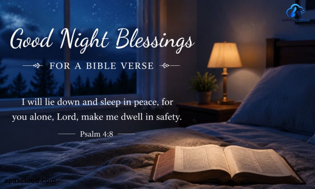 Good Night Blessings For a Bible Verse