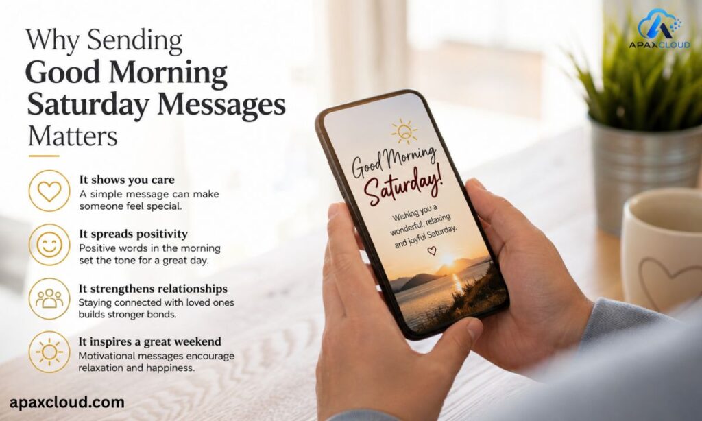 Why Sending Good Morning Saturday Messages Matters