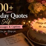 300+ Birthday Quotes for Self Wishes, Messages & Captions
