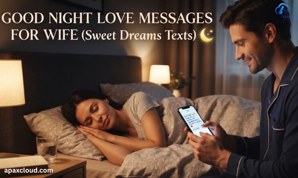 Good Night Love Messages for Wife (Sweet Dreams Texts)