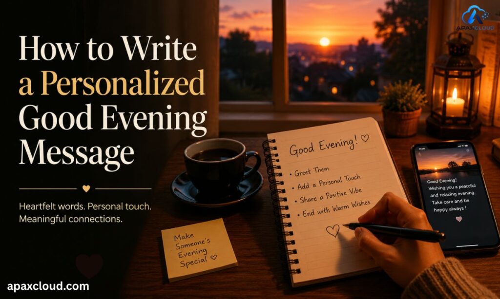 How to Write a Personalized Good Evening Message