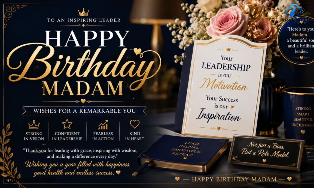 Motivational & Elegant Madam Birthday Wishes