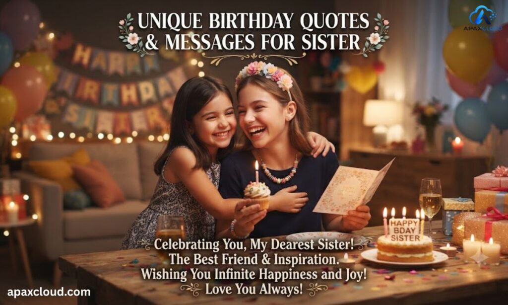 Unique Birthday Quotes and Messages for Sister